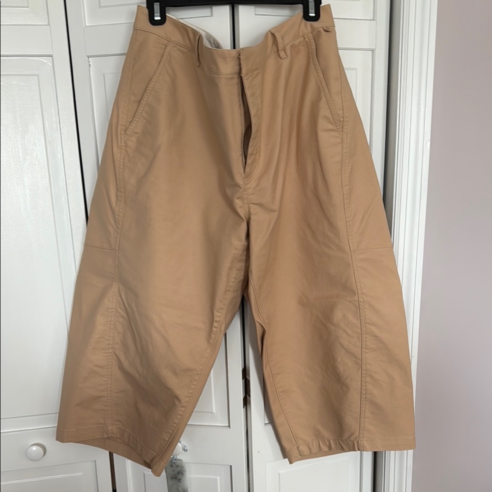 Maeve Barrel Leg Cropped Pants